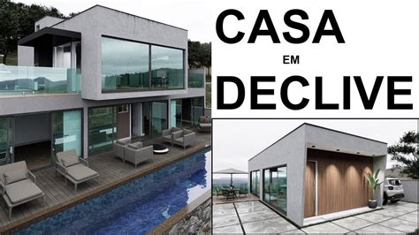 PROJETO DE CASA EM TERRENO EM DECLIVE DE 12 X 25 136 YouTube