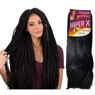 Cabelo Jumbo Gramas Original Diversas Cores Kanekalon Box Braids