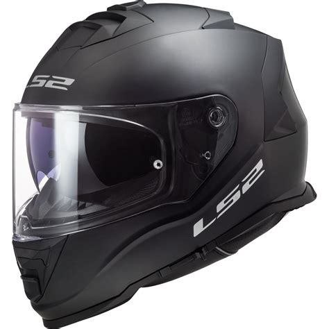 Ls Ff Storm Solid Matt Black Helmet Arihant Helmets