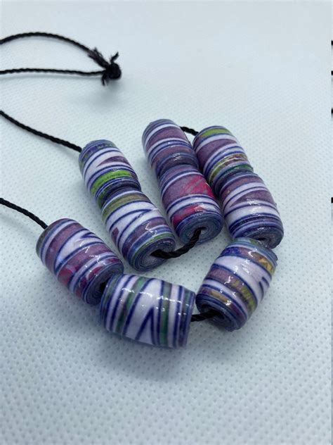 Paper Beads Handmade Loose Beads Jewelry Making DIY - Etsy