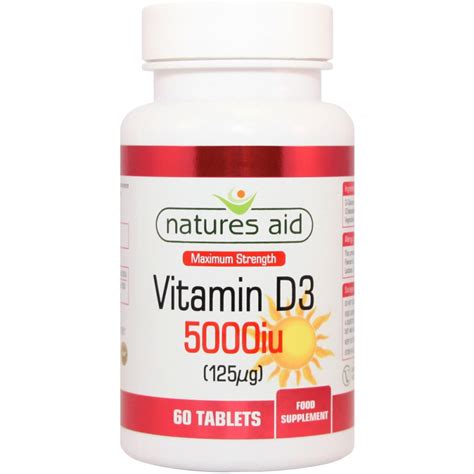 Natures Aid ВИТ Д3-5000 №60