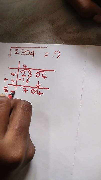Square Root Of 2304 Youtube