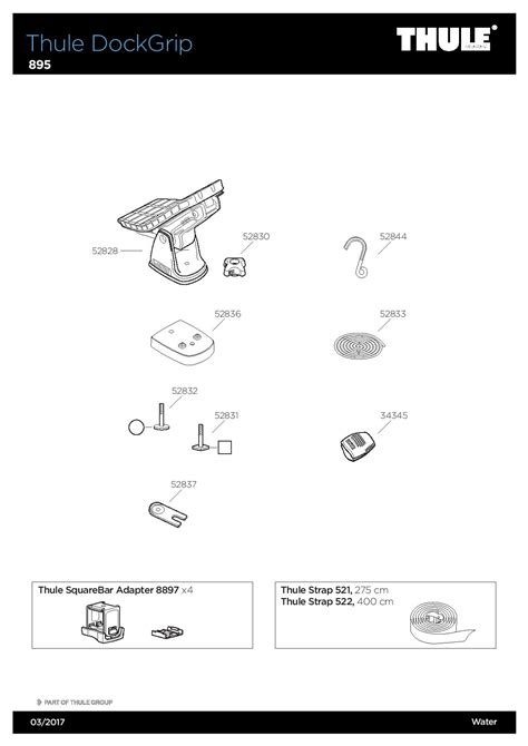 Thule 895 DockGrip