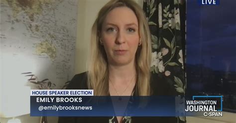 Emily Brooks On The House Speaker Election C