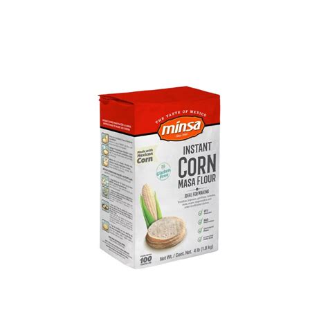 Minsa Instant Corn Masa Flour 4lb 1 8kg Us2u Johnsonville