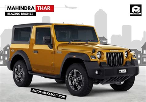 Mahindra Thar 4x2 Lx Automatic Price Specs Top Speed And Mileage In