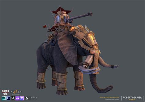 Artstation March Of War War Elephant Robert Berrier War Elephant