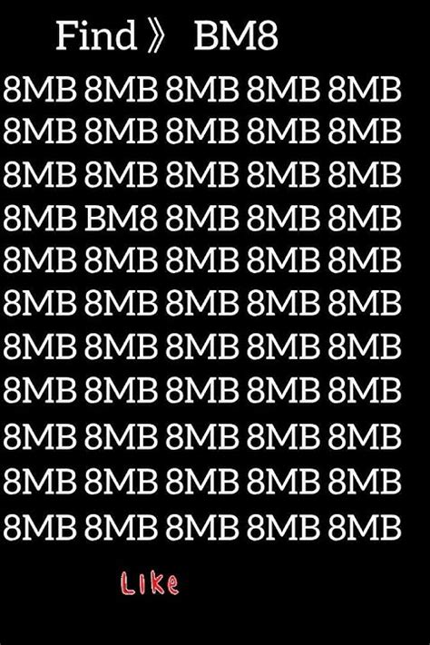 Only Those With High Iq Can Spot Bm8 Out In 4 Sec Find 100 Adivinanza Oddoneout Youtube