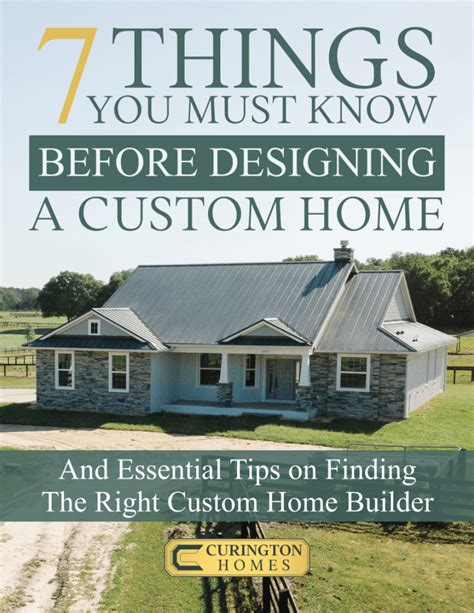 The Things You Must Know Before Designing A Custom Home Curington Homes