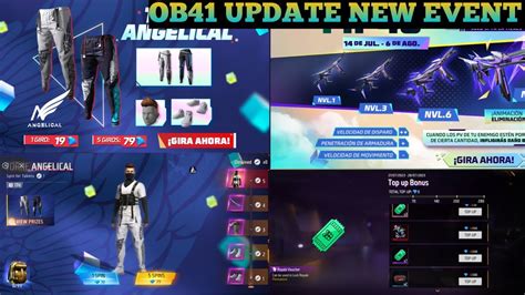 Free Fire New Rewards New Changes OB41 UPDATE FF New Event New