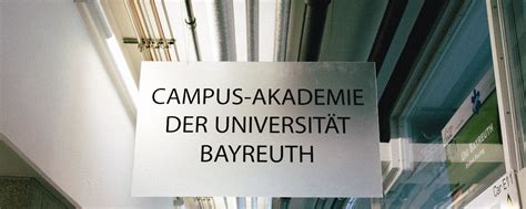 Berufliche Weiterbildung an der Universität Bayreuth