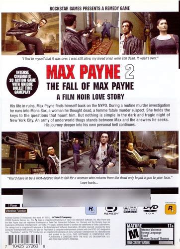 Max Payne 2 The Fall Of Max Payne Ps2 Playstation 2 Físico Cuotas