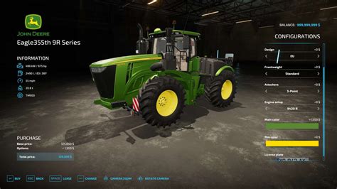 John Deere 9r Update V10 Fs22 Mod Farming Simulator 22 Mod