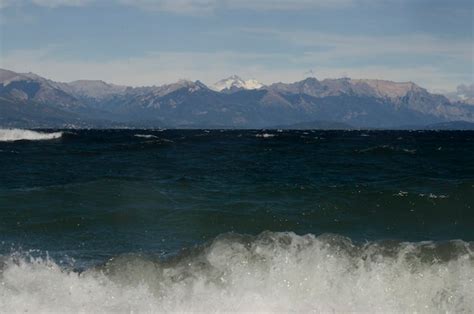 Você viu o cerro tronador do lago nahuel huapi perto de bariloche e da