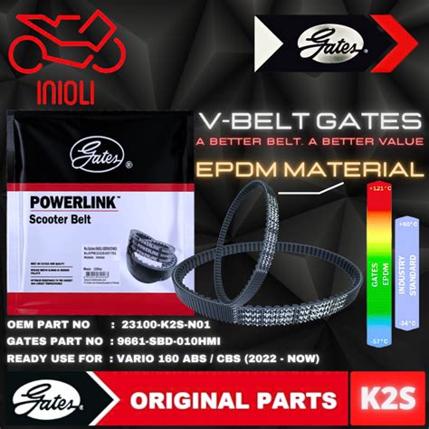 Jual Van Belt Vbelt Gates Powerlink Honda Vario Abs Cbs K S