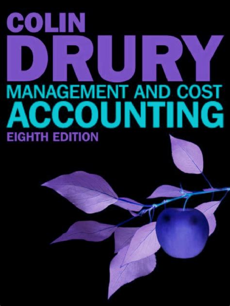 Solution Management And Cost Accounting Colin Drury Th Edition