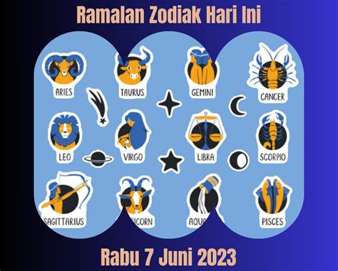 Ramalan Zodiak Hari Ini 7 Juni 2023 Karir Cinta Dan Kesehatan