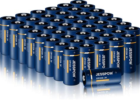 Amazon JESSPOW 48 Pack CR123A 3V Lithium Battery CR123A Battery