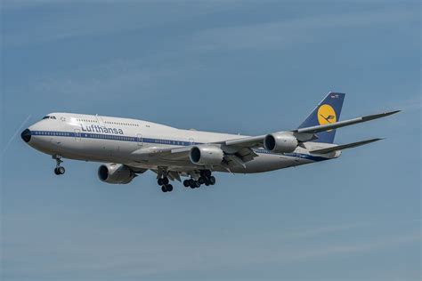 Retro Livery Of Lufthansa On A Boeing 747 8 D ABYT Photographed In