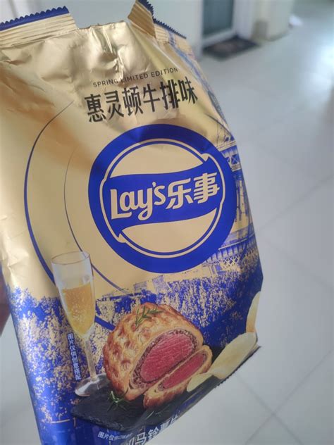 乐事膨化食品怎么样 惠灵顿牛排味的乐事终于让我买到啦什么值得买