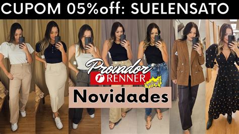 Provador Renner Cupom de Desconto Jeans Wide Leg Blazer Macacão