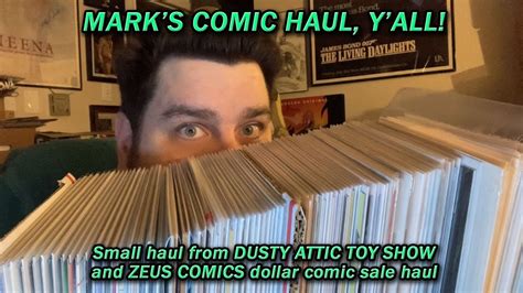 Marks Comic Haul Yall 1 31 23 Small DUSTY ATTIC TOY SHOW Haul