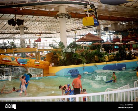 Sun Centre Leisure pool Rhyl North East Wales Stock Photo - Alamy