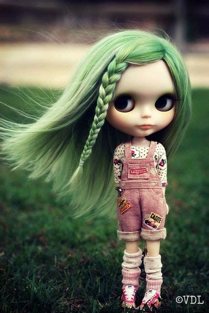 Imagem De Green Hair And Kawaii Blythe Dolls Blythe Cute Dolls