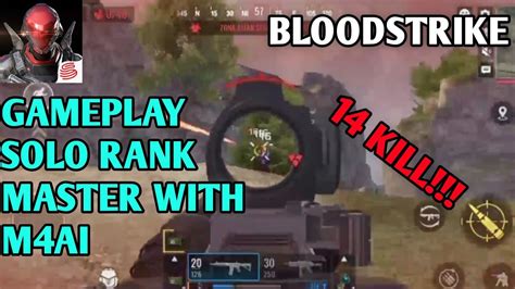 Gameplay Solo Rank Master Dengan Senjata M4ai Blood Strike Gameplay