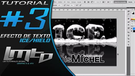 Tutorial Photoshop Efecto De Texto Hielo YouTube