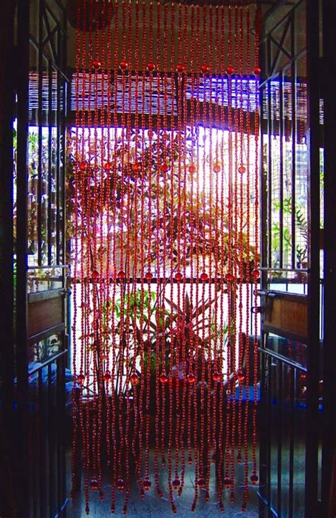 Best Red Crystal Beaded Curtain For Room Divider Interior Design