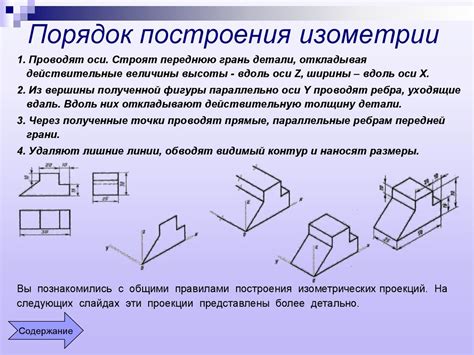 Изометрия. Способы построения изометрических осей - презентация онлайн