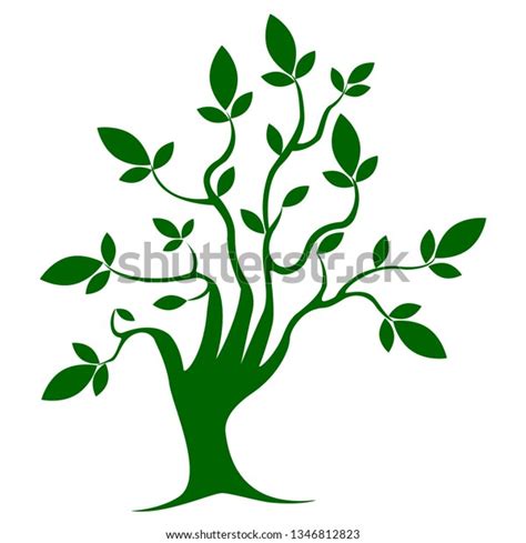 Hand Green Tree Stock Vector Royalty Free 1346812823 Shutterstock