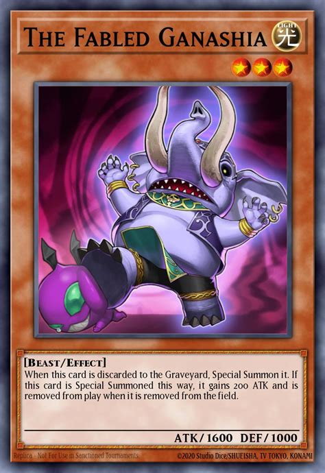 The Fabled Ganashia Yu Gi Oh Card Database Ygoprodeck