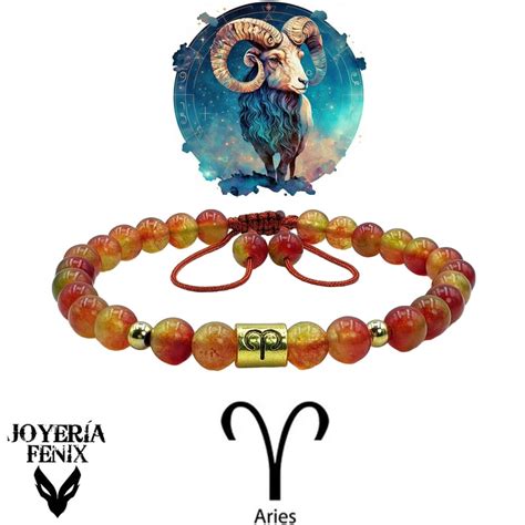 Pulsera Zodiacal Piedra Natural Mm Joyer A F Nix Joyeria Fenix