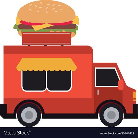 Food Delivery Truck Clip Art