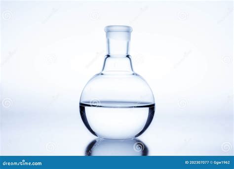 Flat Bottom Flask stock image. Image of glass, flask - 202307077