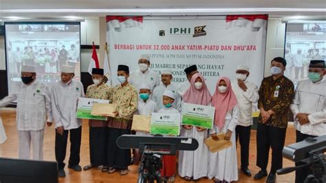 Peringati Harlah Ke 32 PW IPHI Jateng Santuni Anak Yatim Dan Dhuafa