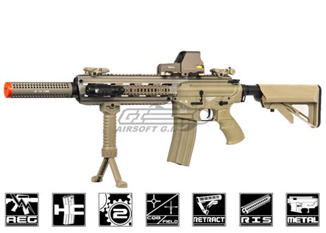 Ics Cxp L Pro M Carbine Aeg Airsoft Rifle W Barrel Extension