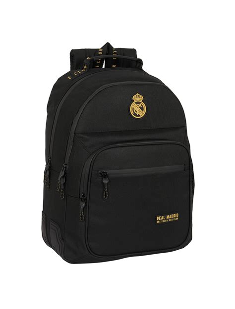 Mochila Doble Adapt Carro Real Madrid Equipacion Superjuguete Montoro