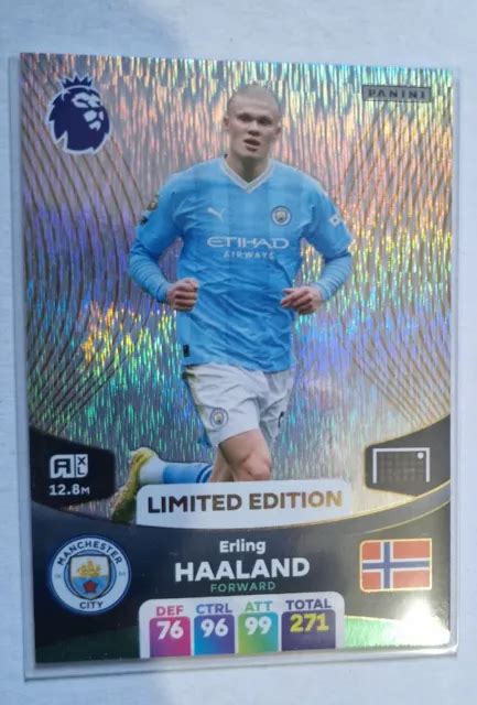 Erling Haaland Limited Edition Panini Adrenalyn Xl Football