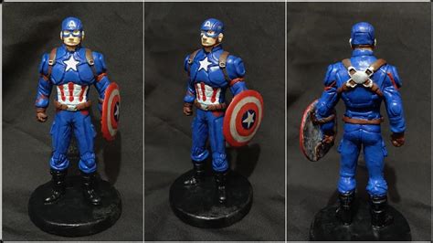 How To Make Captain America Polymer Clay Sculpture Sculpt With