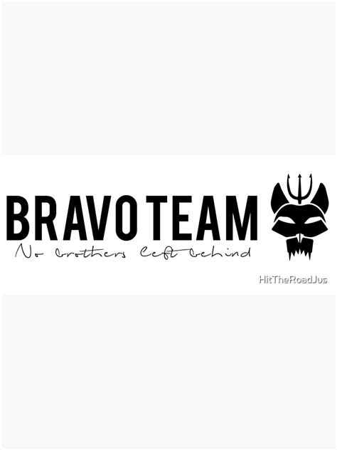 Bravo Team Black Logo Art Print For Sale By Hittheroadjus Redbubble