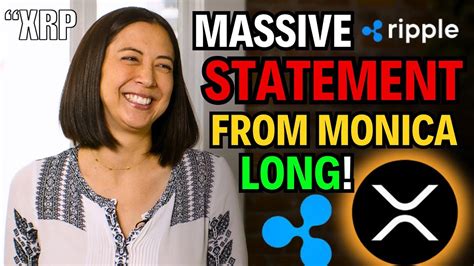 Ripple XRP News A LARGE STATEMENT FROM MONICA LONG ON RIPPLE