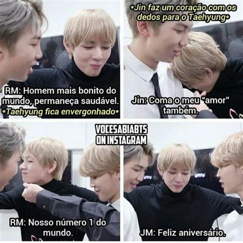 O amor o carinho e o cuidado deles um pelo outro é tão bonito Bts