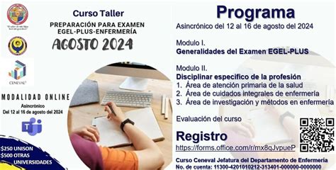 Curso Taller Egel Plus Enfermer A Facultad Interdisciplinaria De