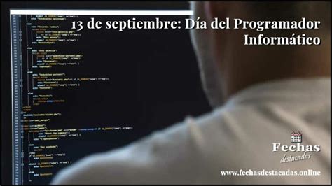 D A Del Programador Inform Tico Fechas Destacadas Online