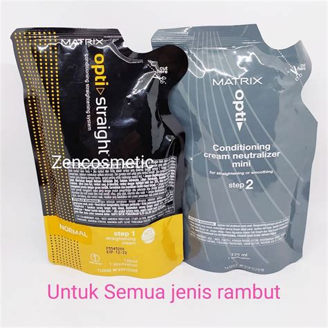 Matrix Opti Straight 1Paket 125ml Matrix Pelurus Rambut Lazada