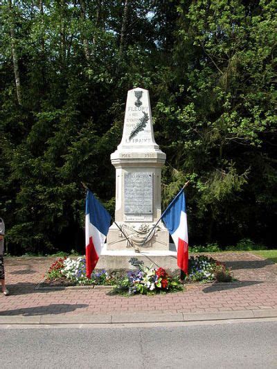 War Memorial Fleury Fleury TracesOfWar