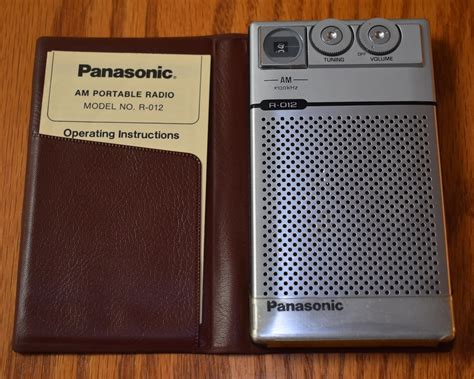 Vintage Panasonic Mister Thin Portable Radio Model R Flickr